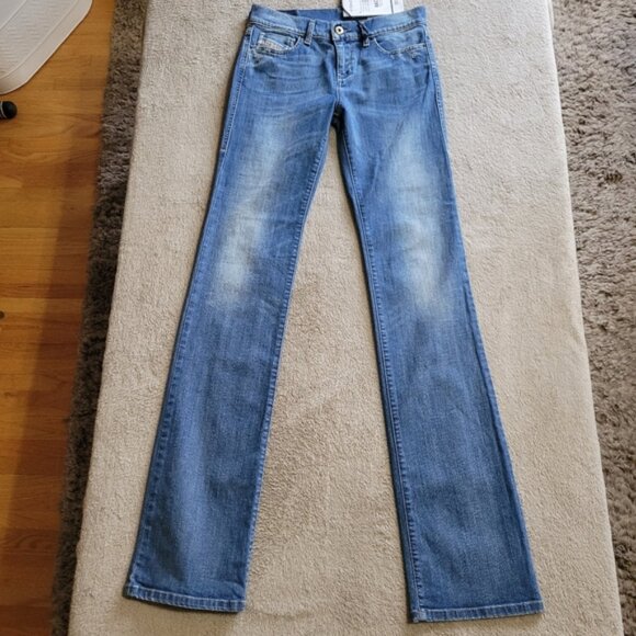 Diesel Bootzee Regular Slim Bootcut jeans wash 0602L size 24 - Picture 4 of 16